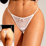 Pack of 5 White Thongs - Autumn Offer